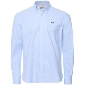 Edmmond Studios Duck Edition Oxford Shirt Button Down Light Blue Mens Medium